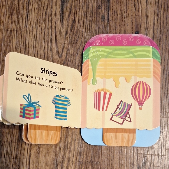 New--- Small Board Books (6.5" Tall). Patterns, Shapes, Colors, And Numbers - Picture 2 of 5